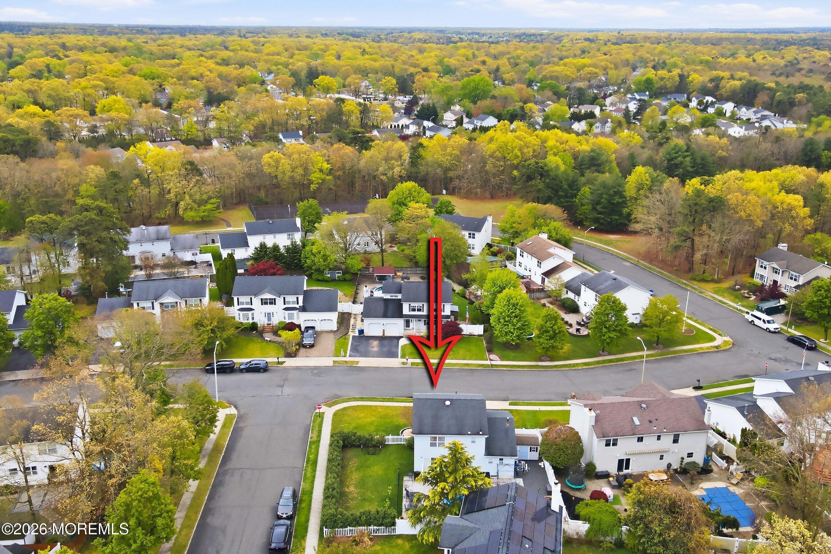 32 Bronia Street Howell, NJ 07731 - Photo 40 of 46 Rear 1 with Arrow