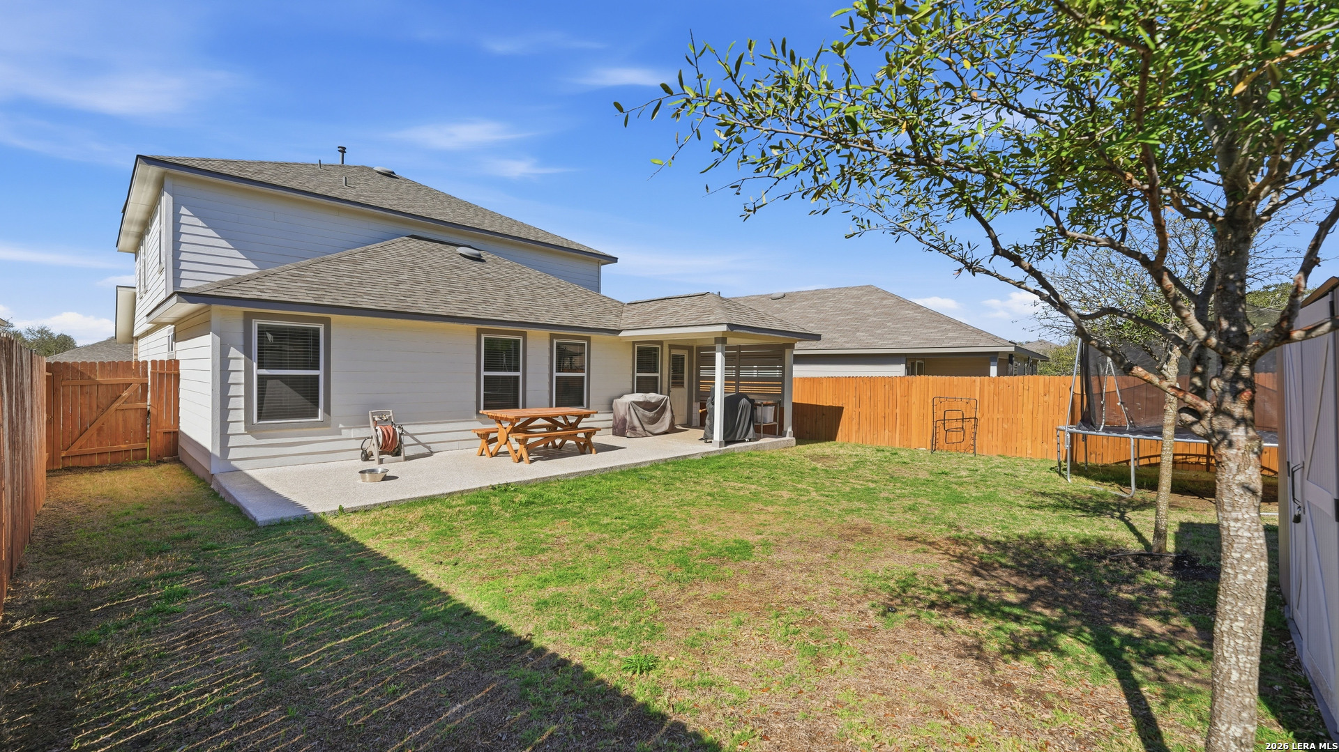 3649 Copper Bulverde, TX 78163 - Photo 44 of 45 a view of a house with backyard porch and garden
