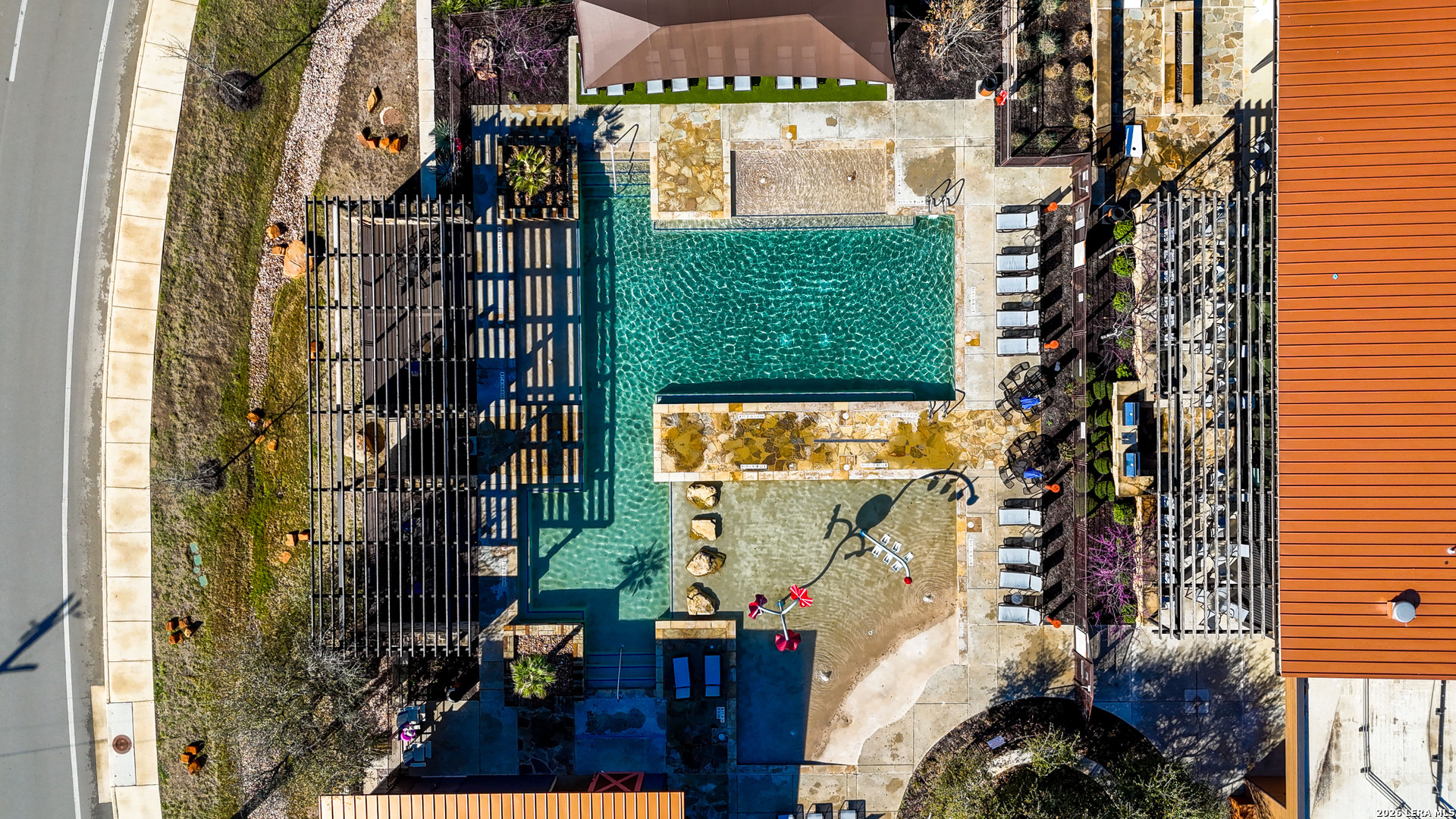 3649 Copper Bulverde, TX 78163 - Photo 6 of 45 an aerial view of a residential apartment building with a yard