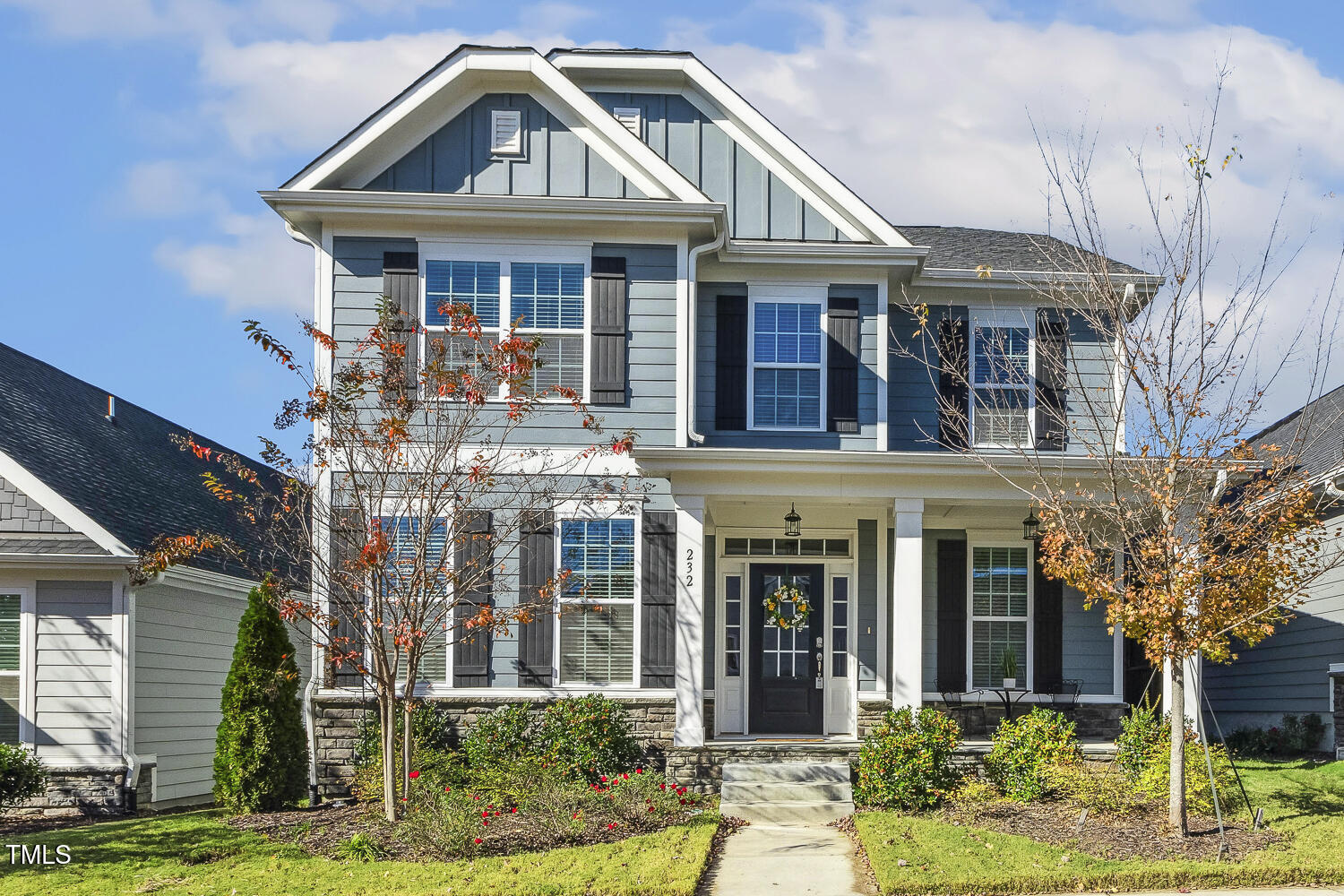 232 Big Barn Drive Wendell, NC 27591 - Photo 1 of 56 front view of a house with a yard