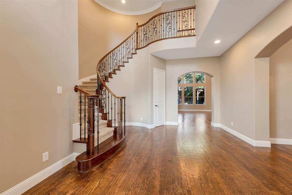 701 Buffalo Springs Drive Prosper, TX 75078 - Photo 5 of 15 a view of entryway with wooden floor