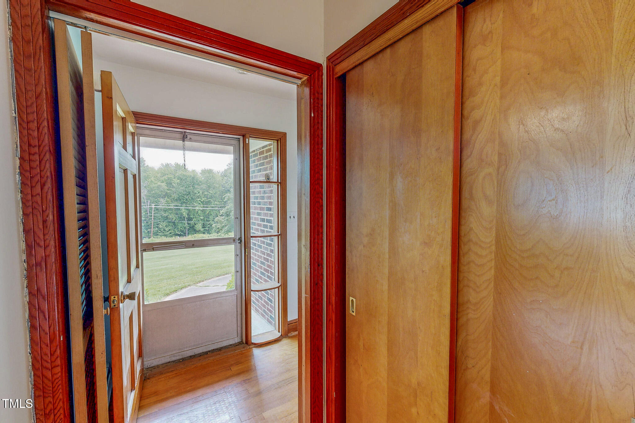 9455 Boston Road Roxboro, NC 27574 - Photo 34 of 42 a view of front door with wooden floor