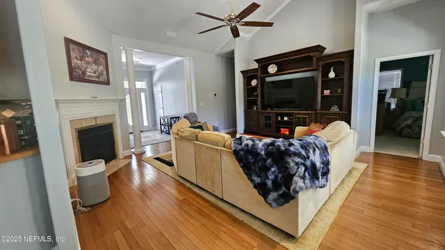 a bathroom with a sink double vanity and a mirror