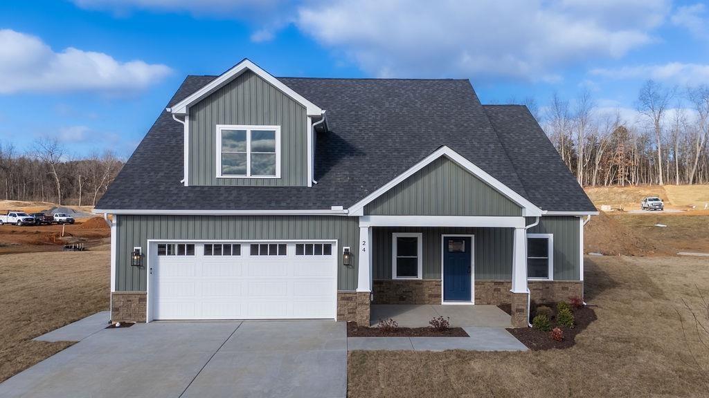 Tba Lindburgh Drive Waynesboro, VA 22980 - Photo 2 of 42 a front view of a house with a yard and garage