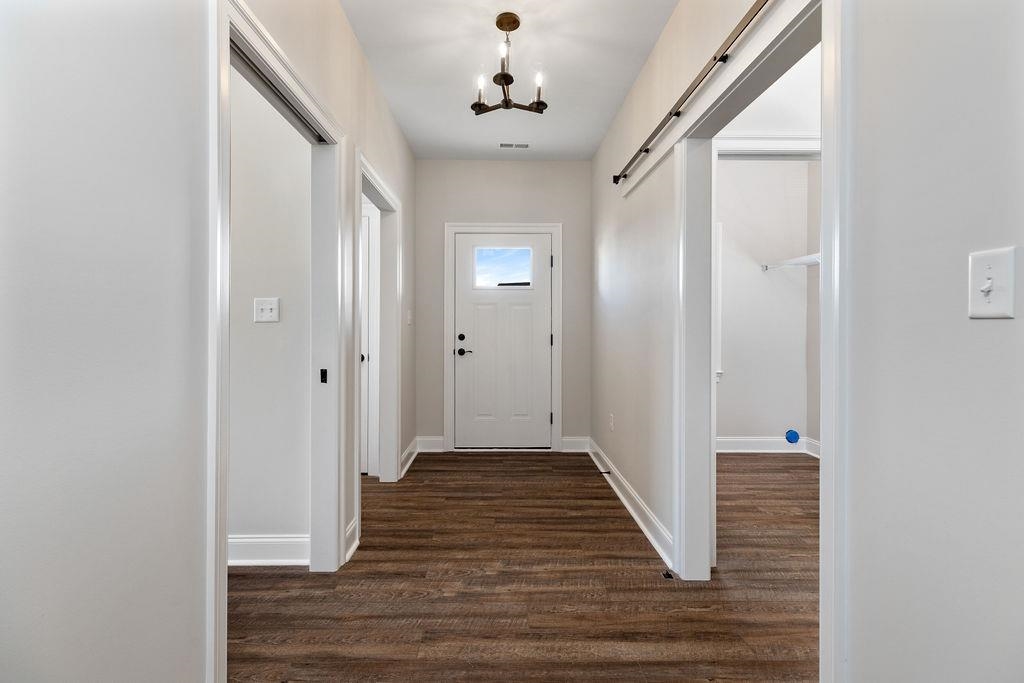 Tba Lindburgh Drive Waynesboro, VA 22980 - Photo 4 of 42 a view of a hallway with wooden floor and closet