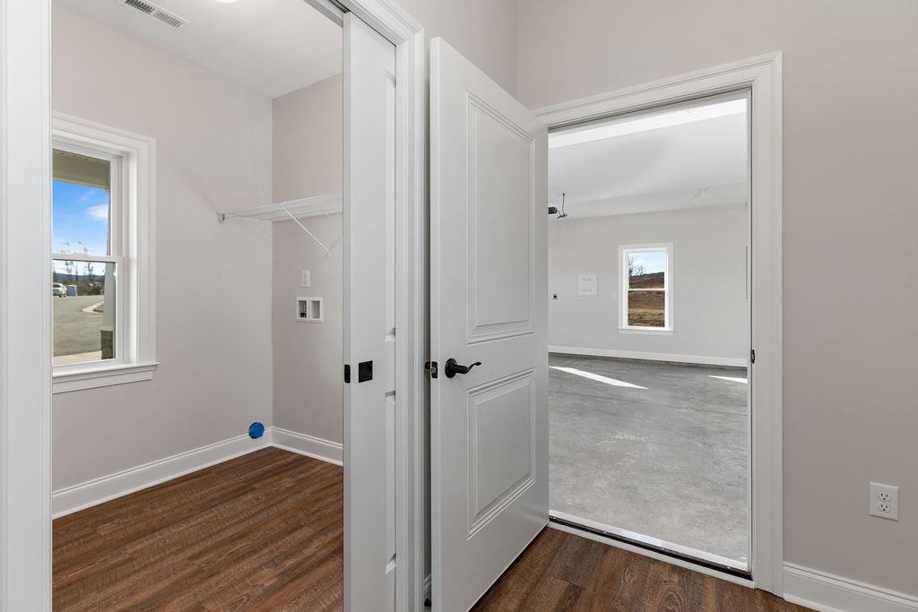 Tba Lindburgh Drive Waynesboro, VA 22980 - Photo 8 of 42 a view of a hallway with wooden floor and closet