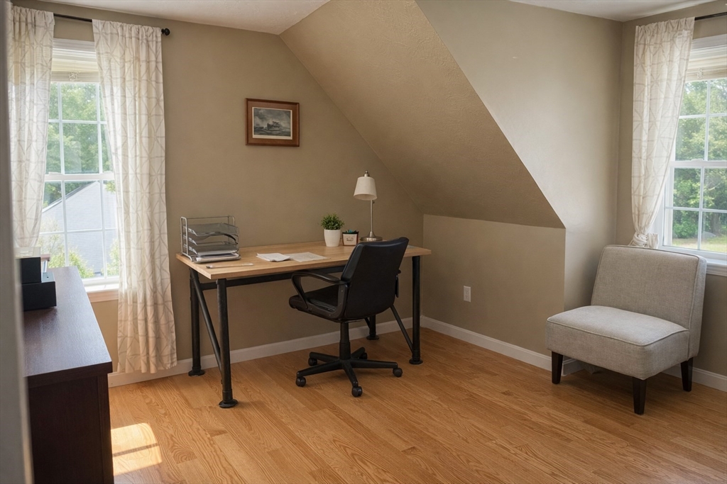 11 Trout Farm Way Wareham, MA 02576 - Photo 20 of 24 a view of a workspace with furniture and a window