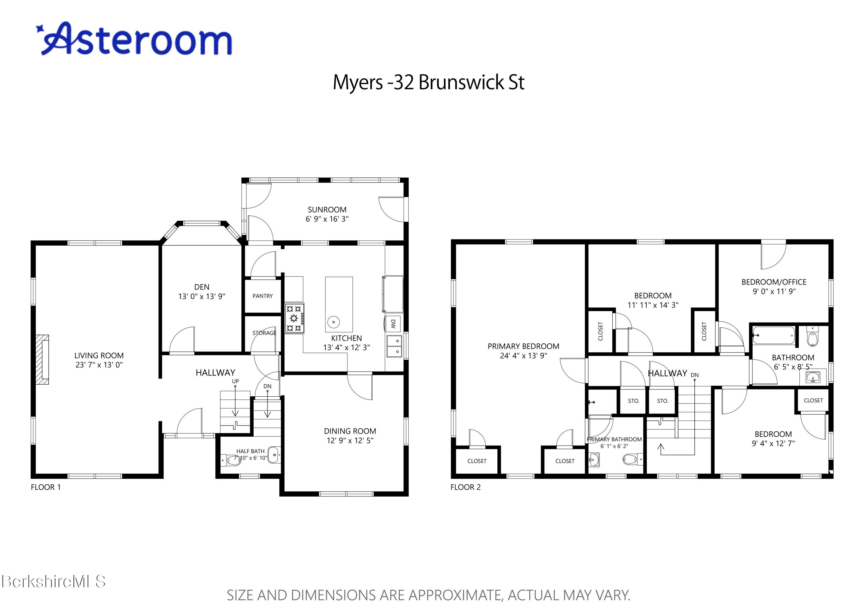32 Brunswick Street Pittsfield, MA 01201 - Photo 49 of 49 Floor Plan-32 Brunswick St.