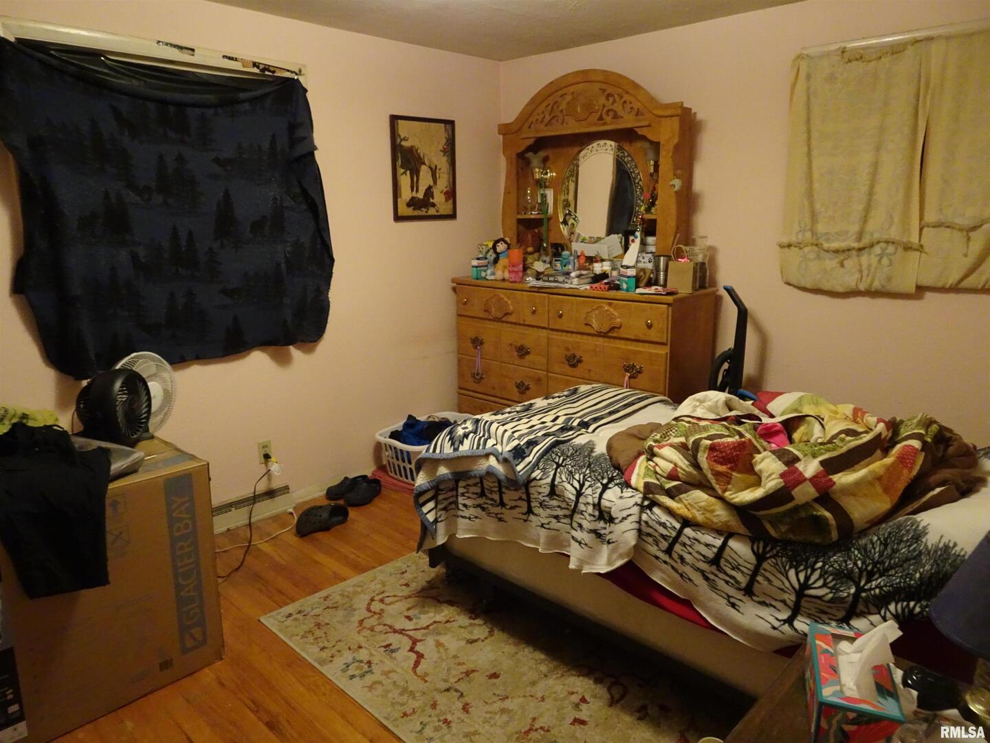 26004-2000 County Road North Annawan, IL 61234 - Photo 6 of 17 a bedroom with a bed and wooden floor