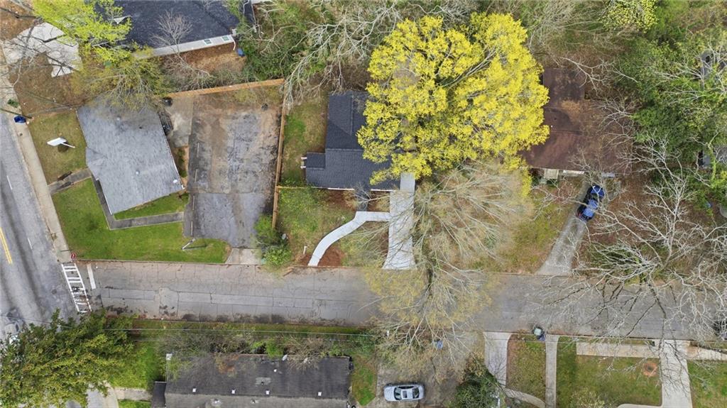 1458 Olive Street Southwest Atlanta, GA 30310 - Photo 37 of 38 a bird view of a house
