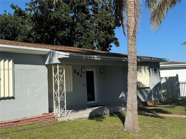 a backyard of a house