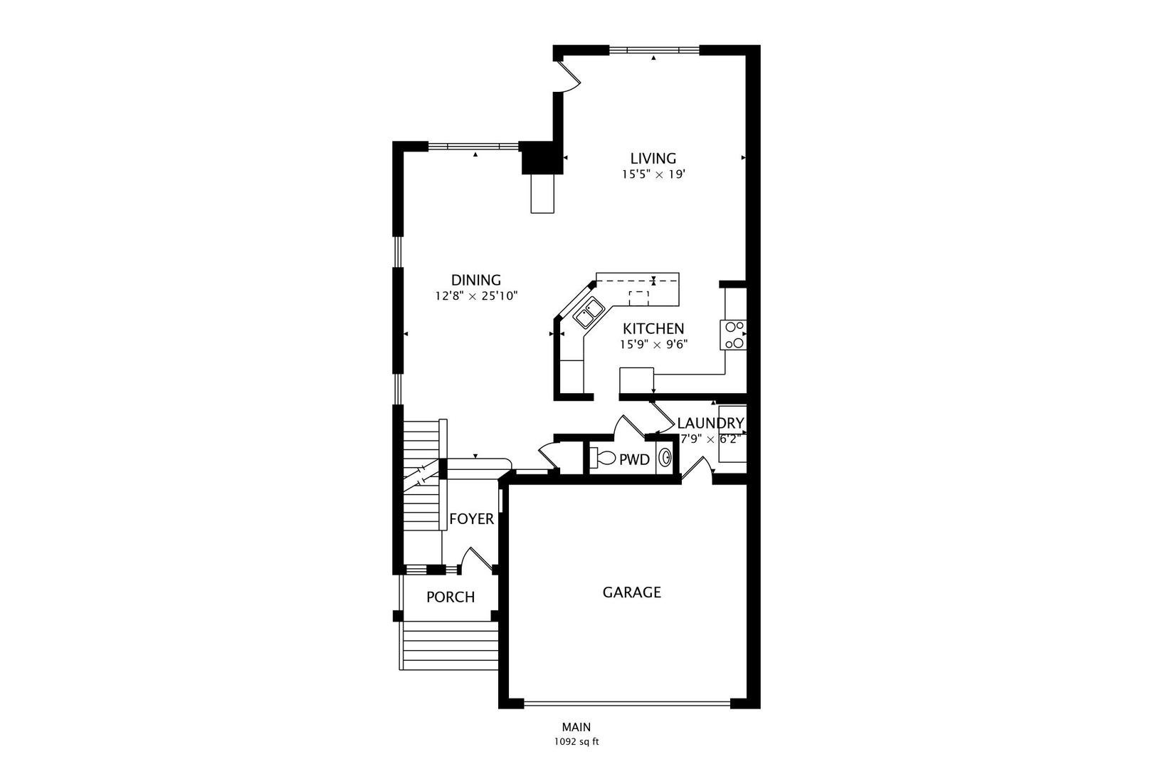 2304 Stonegate Road Algonquin, IL 60102 - Photo 40 of 42 a picture of a floor plan