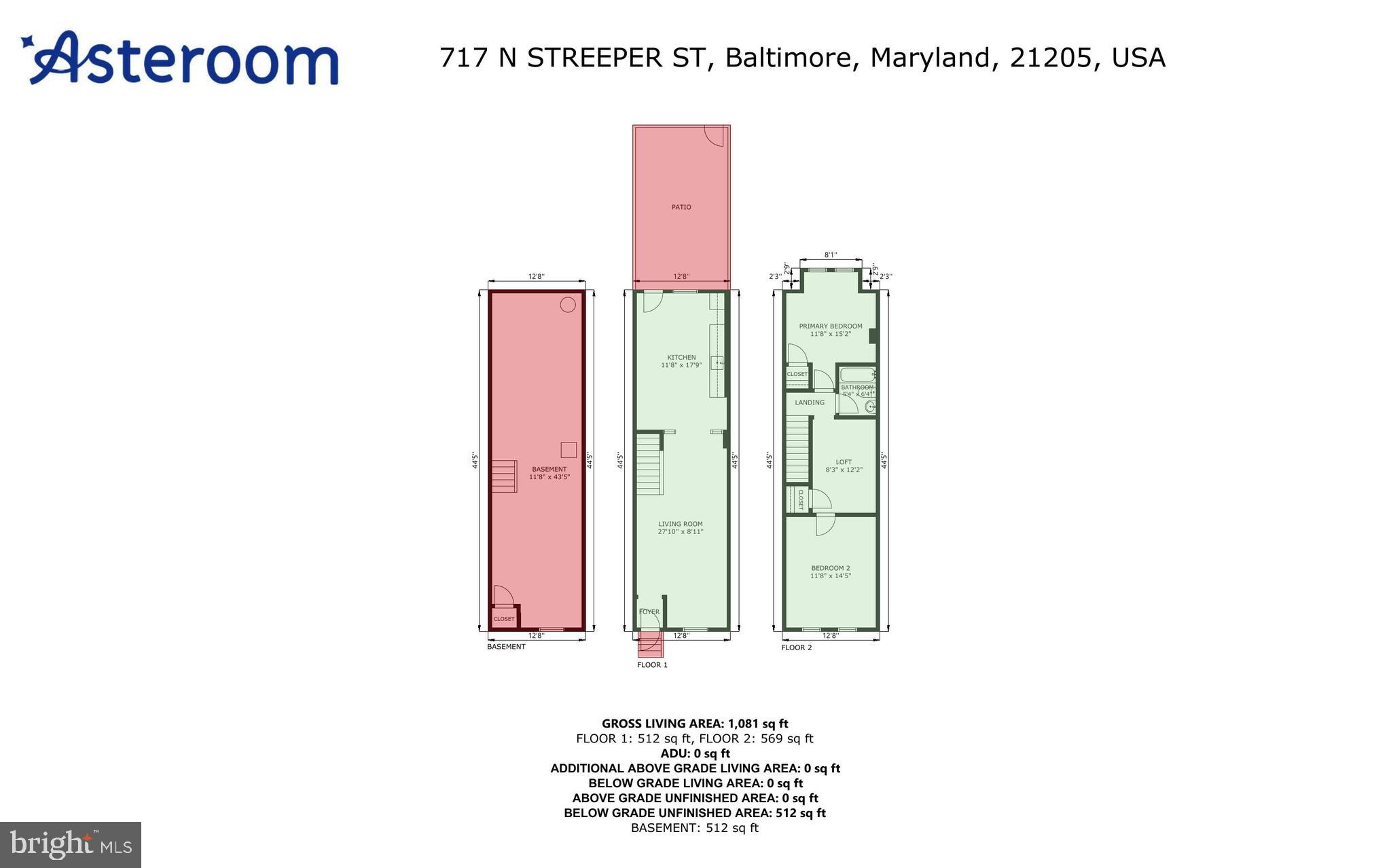 717 North Streeper Street Baltimore, MD 21205 - Photo 29 of 29 a picture of a bench in front of a mirror