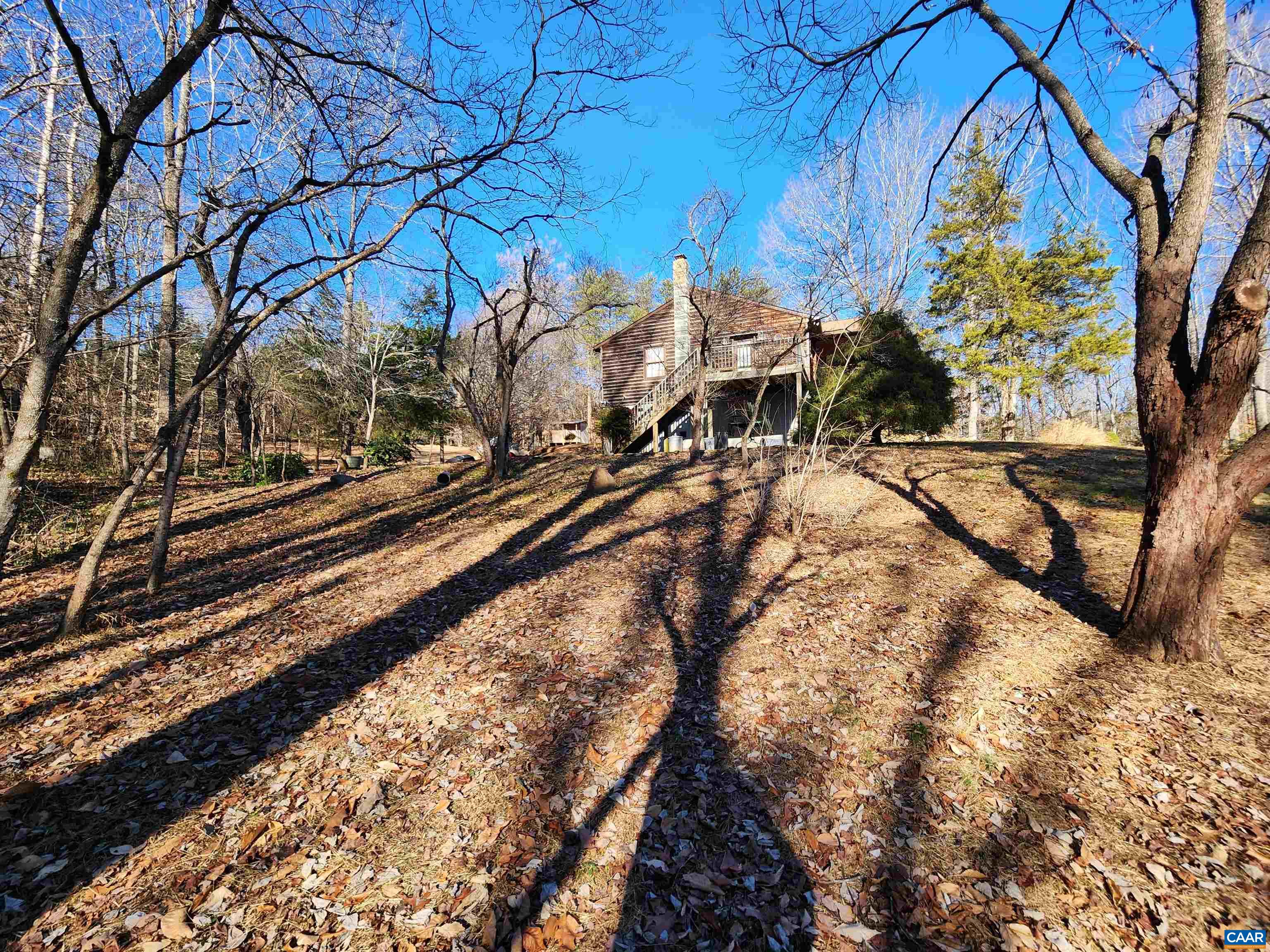 481 Rhodes School Lane Palmyra, VA 22963 - Photo 14 of 34 a view of a yard with street