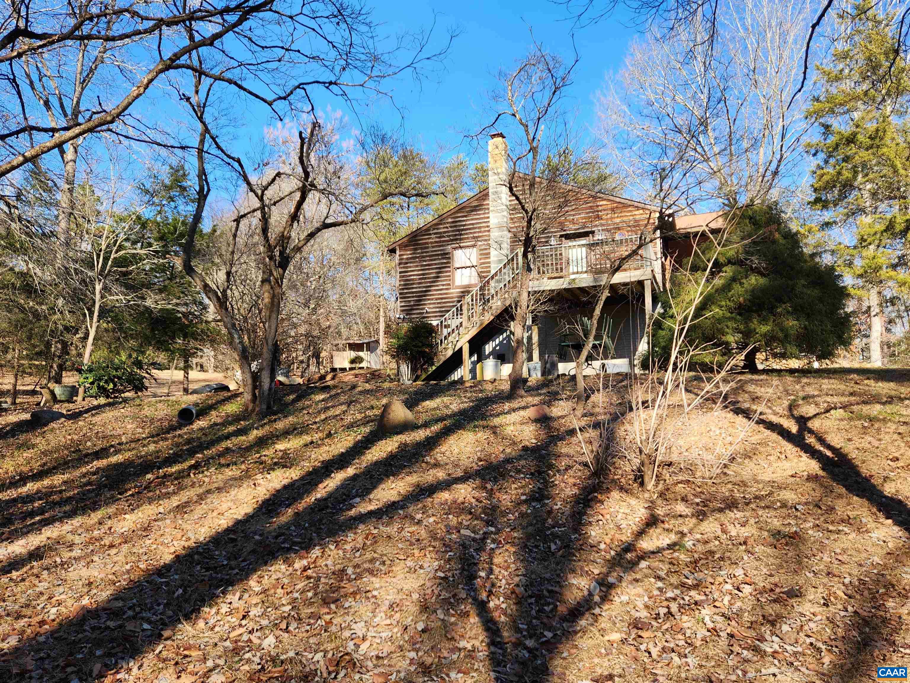 481 Rhodes School Lane Palmyra, VA 22963 - Photo 27 of 34 a view of a yard with a house