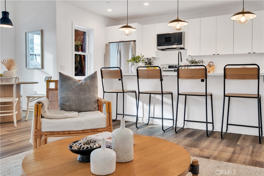 226 A Arena Street El Segundo, CA 90245 - Photo 23 of 47 a living room with furniture fireplace and flat screen tv