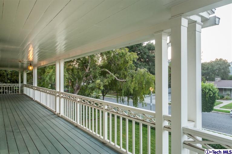 520 Bellmore Way Pasadena, CA 91103 - Photo 27 of 31 a view of a balcony with wooden floor