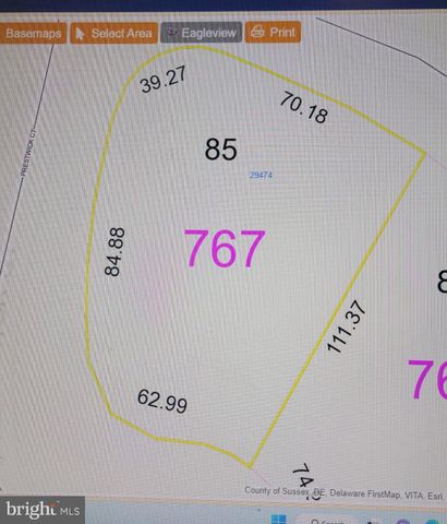 $165,000 | Lot 85 Southeast Se Corner, Dagsboro, DE 19939