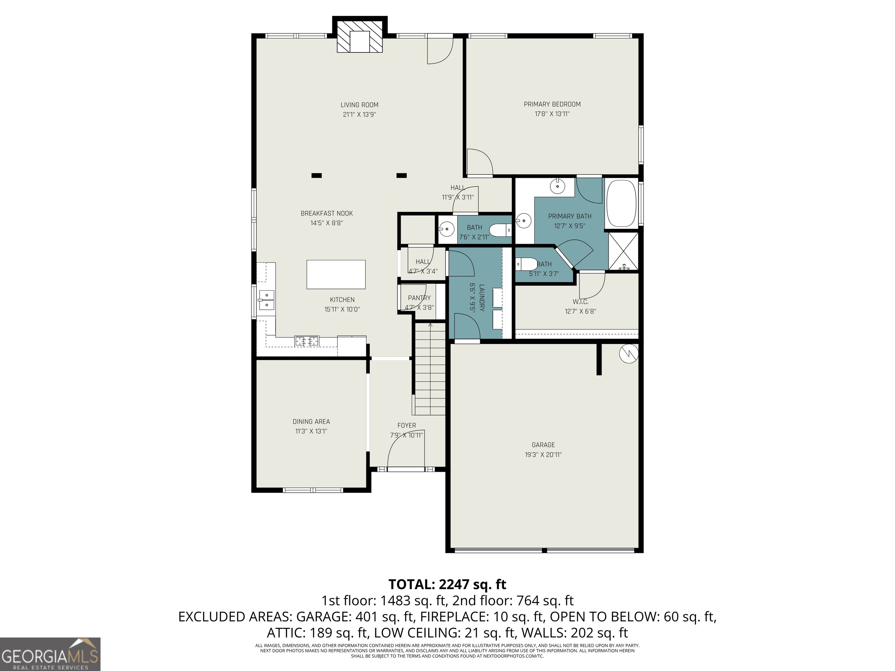 994 Lakeview Drive Commerce, GA 30529 - Photo 41 of 42 a picture of floor plan