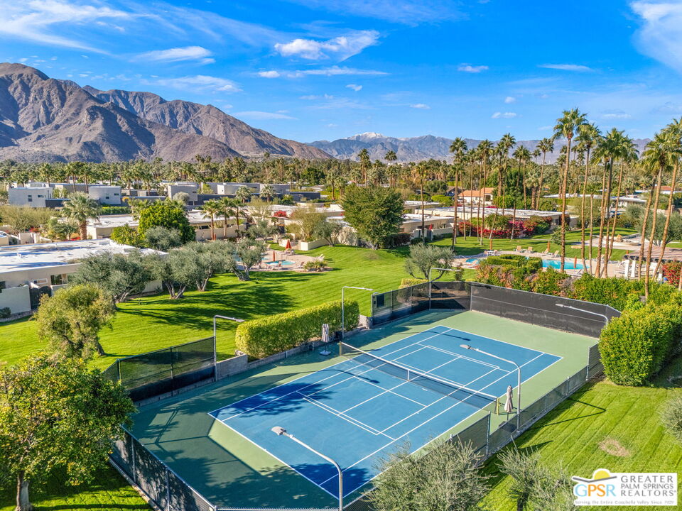 1115 East Alejo Road Palm Springs, CA 92262 - Photo 16 of 40 a view of a tennis court