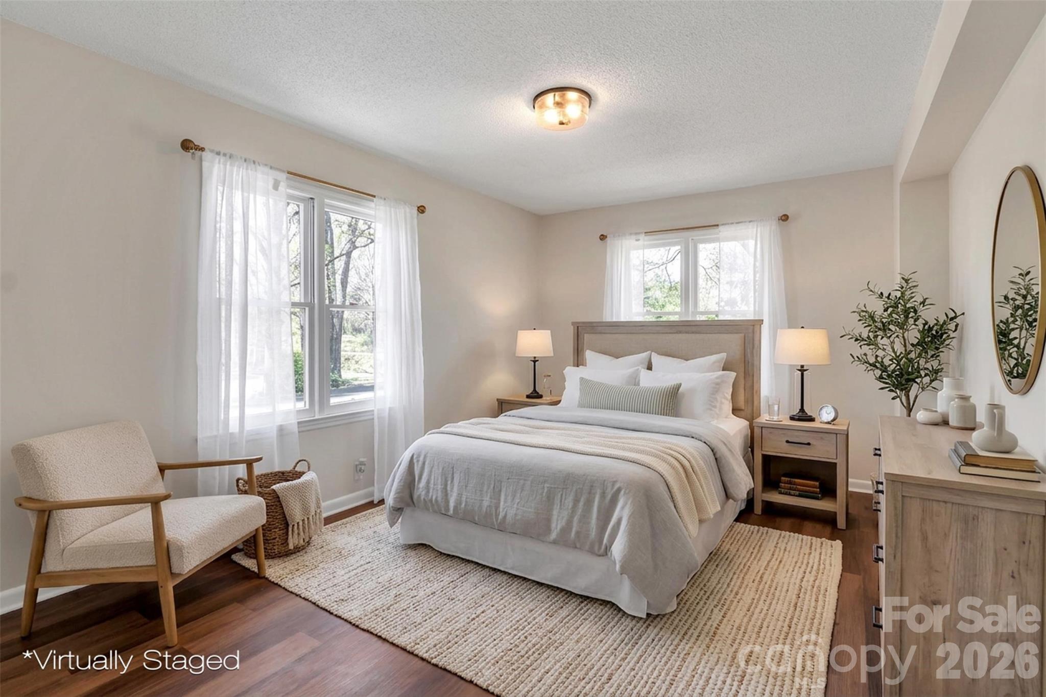 1471 Monroe Highway Lancaster, SC 29720 - Photo 29 of 45 a bedroom with a bed and wooden floor