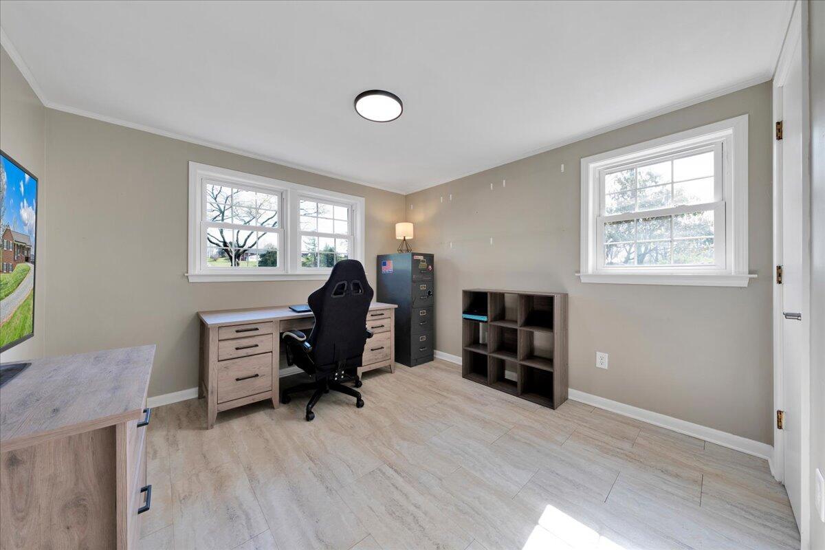 4660 Franklin Street Rocky Mount, VA 24151 - Photo 27 of 55 a view of a workspace with furniture and a window