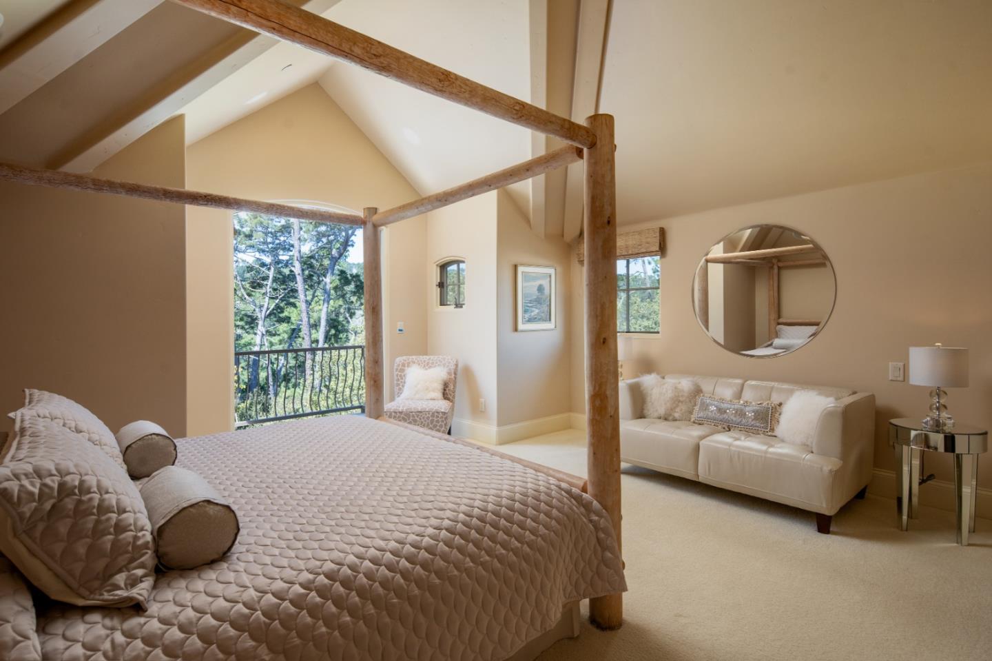 24316 Monterra Woods Monterey, CA 93940 - Photo 23 of 31 a bedroom with a bed and a couch