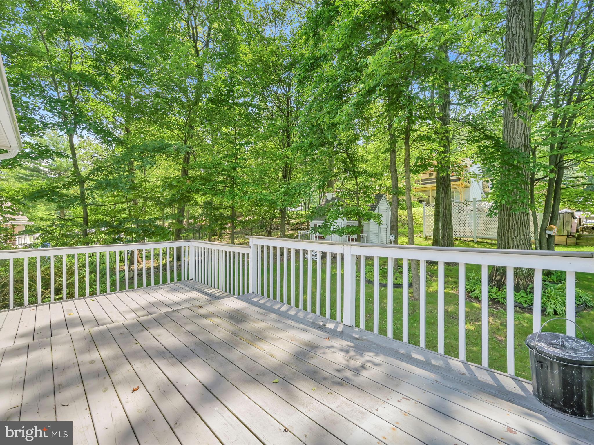 95 Comanche Drive Auburn, PA 17922 - Photo 4 of 33 a balcony with wooden floor and fence