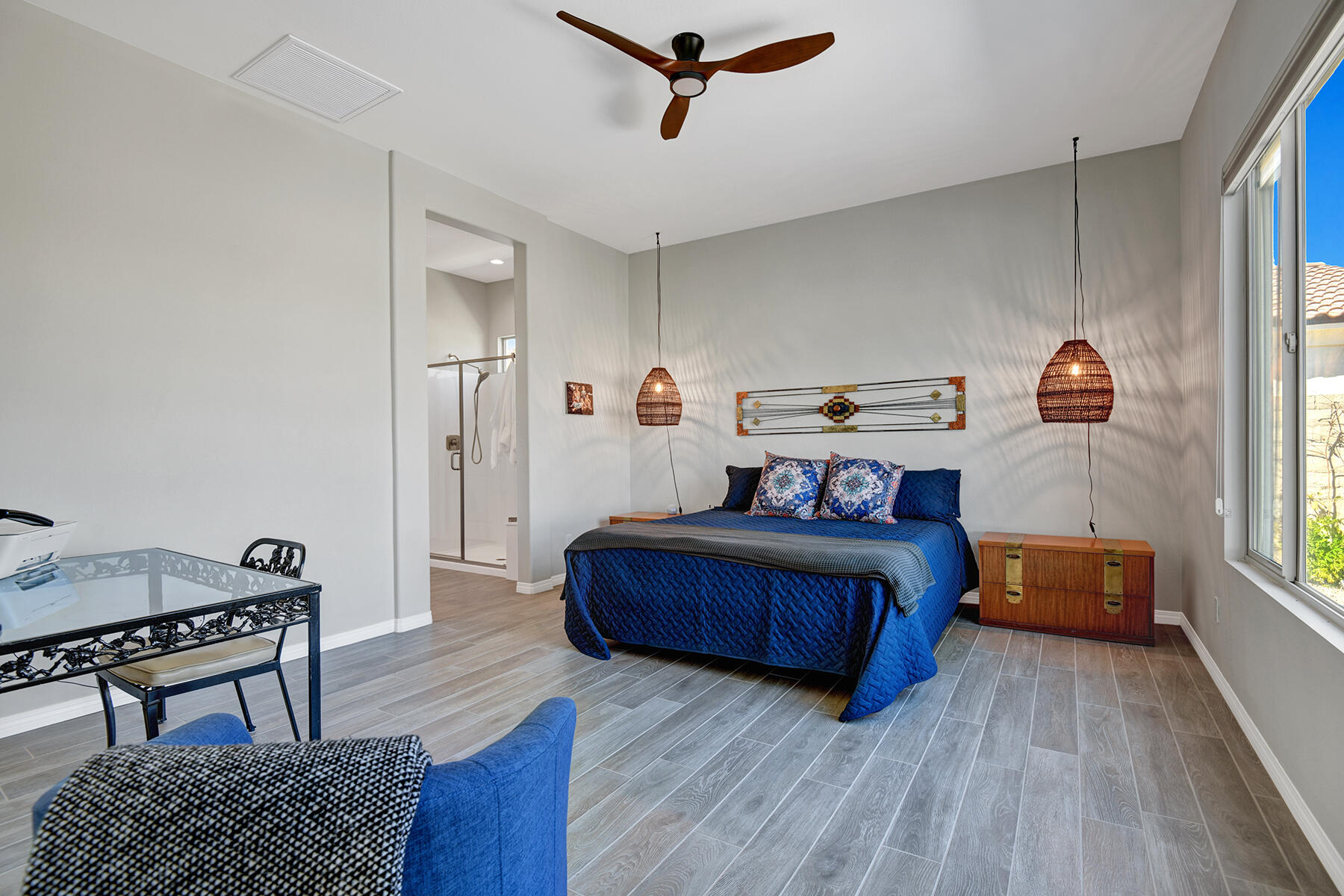 58 Claret Road Rancho Mirage, CA 92270 - Photo 11 of 33 a living room with furniture rug and wooden floor
