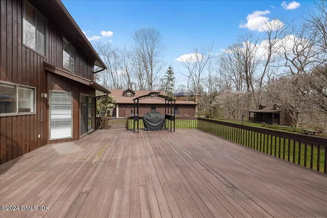 a view of a house with a patio
