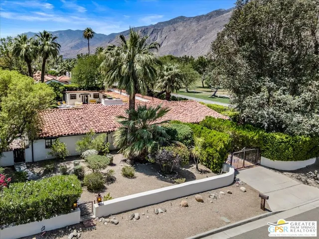 a view of a backyard with plants