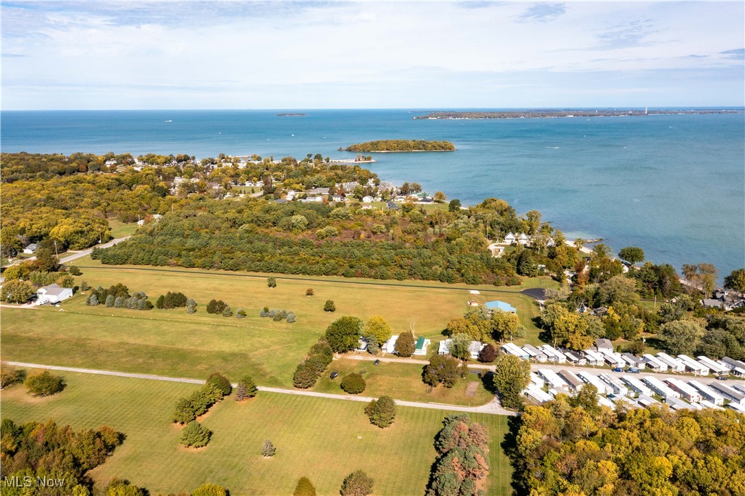 3621 Northeast Catawba Road Port Clinton, OH 43452 - Photo 9 of 18 Aerial view of a large body of water