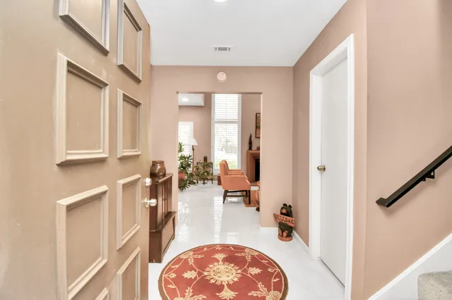 a very nice looking room with a large window