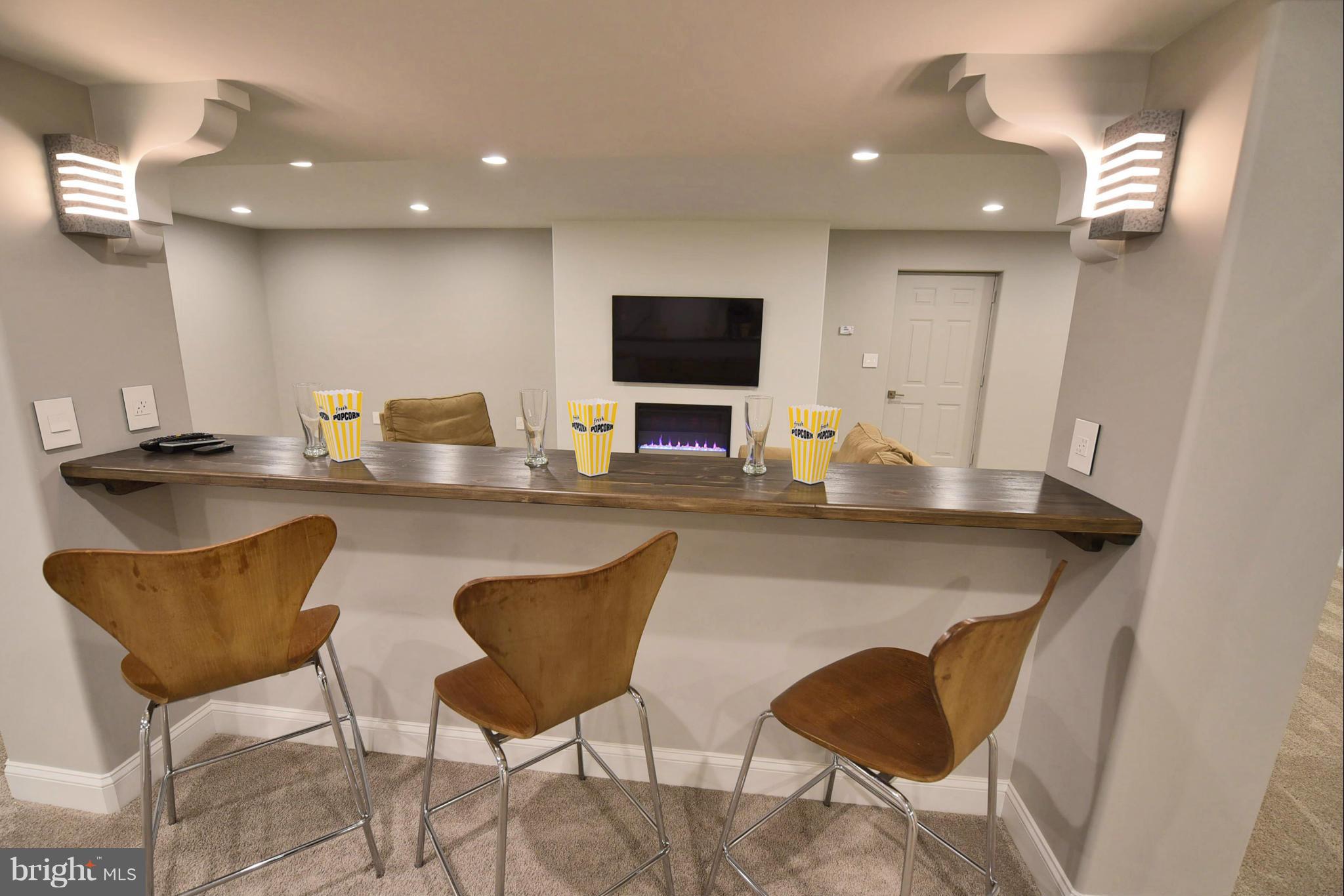2012 High Point Road Forest Hill, MD 21050 - Photo 26 of 30 Custom bar, electric fireplace w/heater.