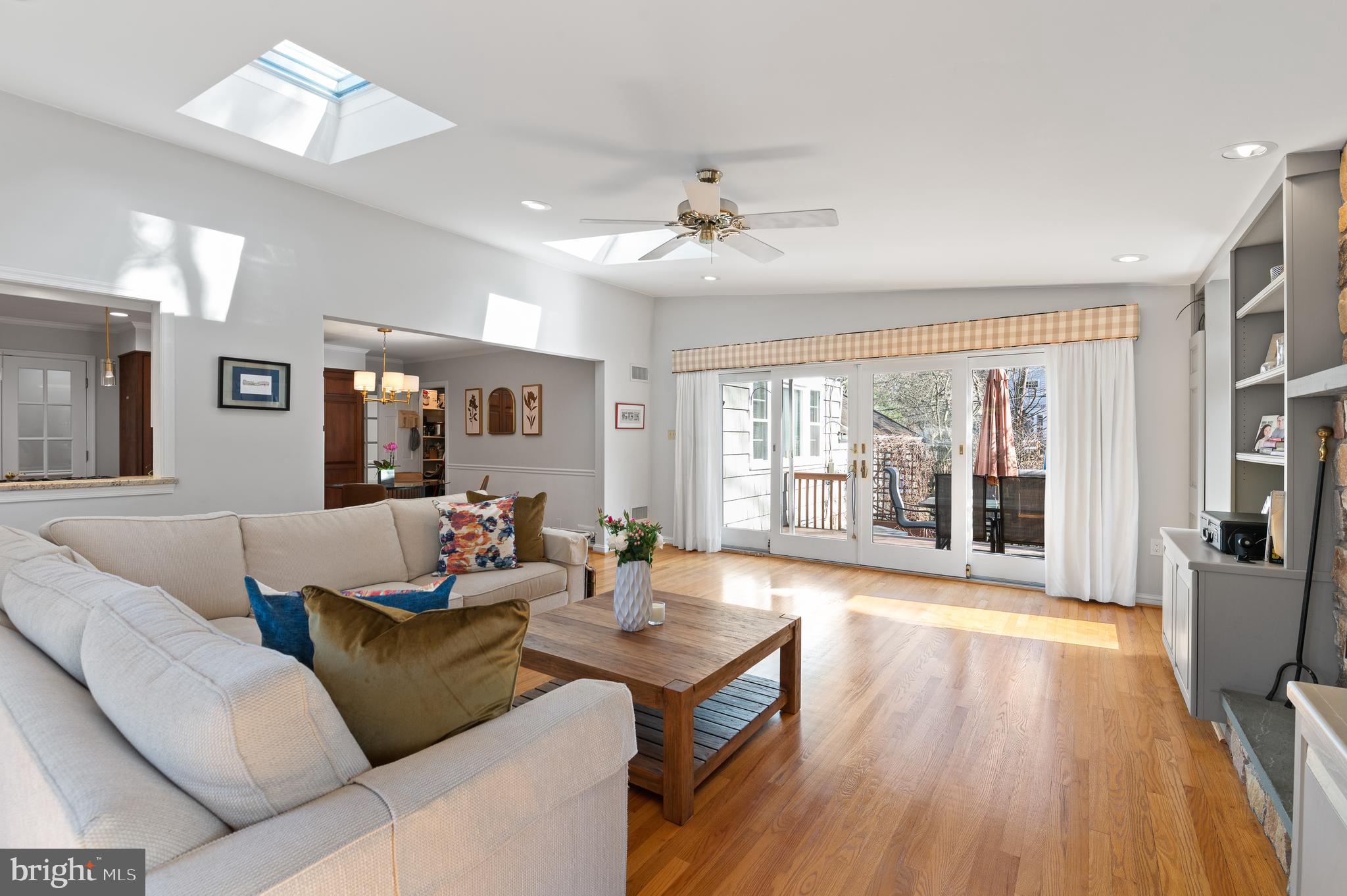 316 Mcclenaghan Mill Road Wynnewood, PA 19096 - Photo 28 of 48 Pella Doors and windows out to the backyard...