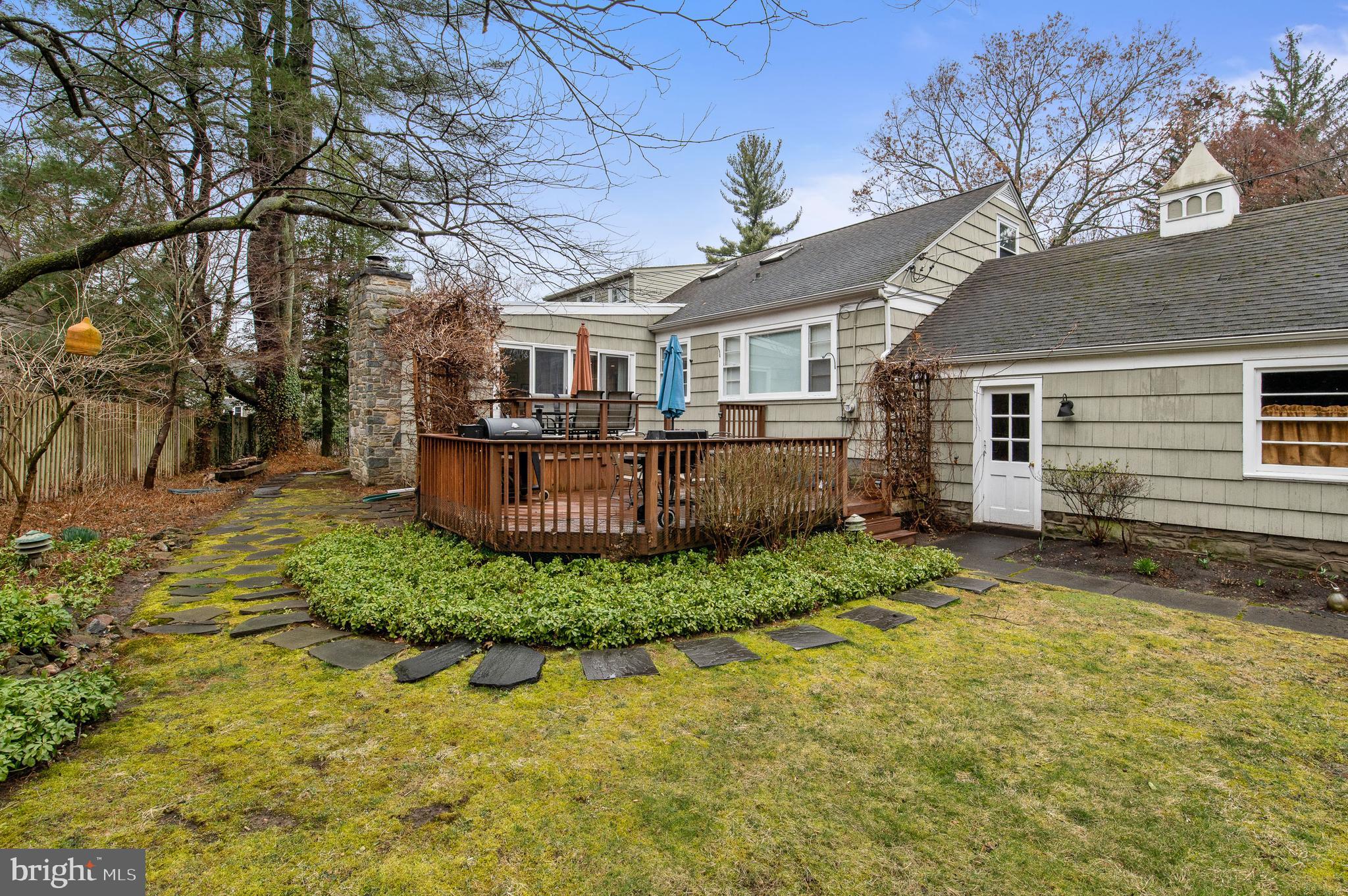 316 Mcclenaghan Mill Road Wynnewood, PA 19096 - Photo 7 of 48 Tranquil and private backyard...