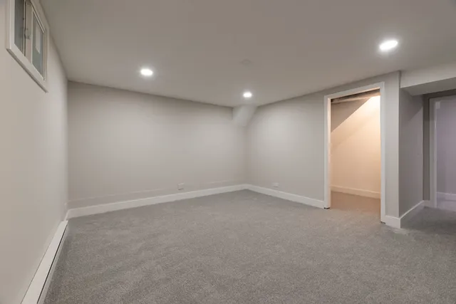 a close view of utility room