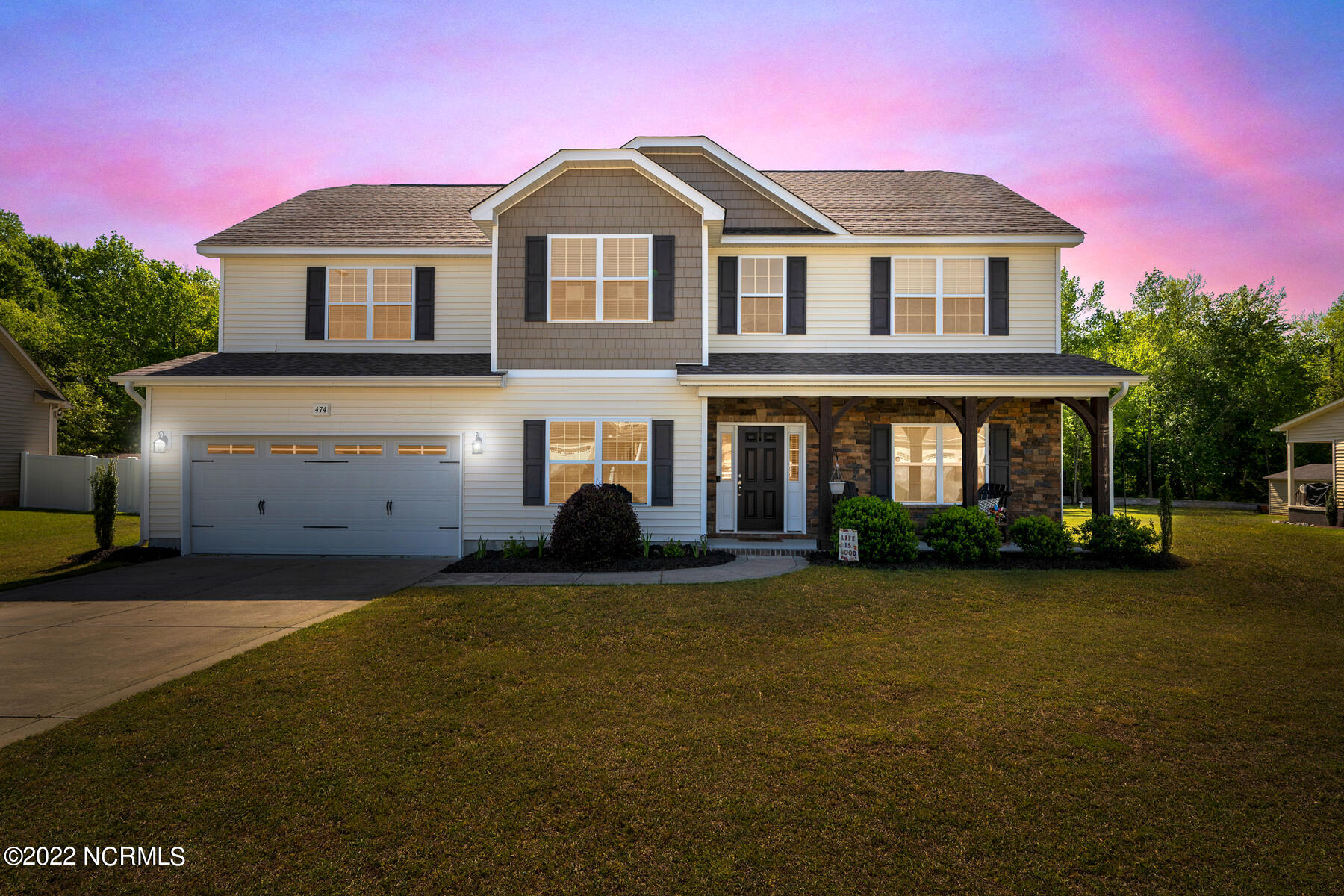 474 Denali Road Winterville, NC 28590 - Photo 1 of 44 Front of home at sunset