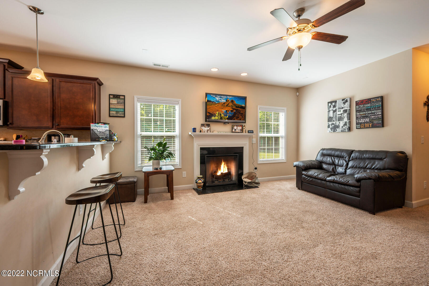 474 Denali Road Winterville, NC 28590 - Photo 12 of 44 Open to family room, electric fireplace