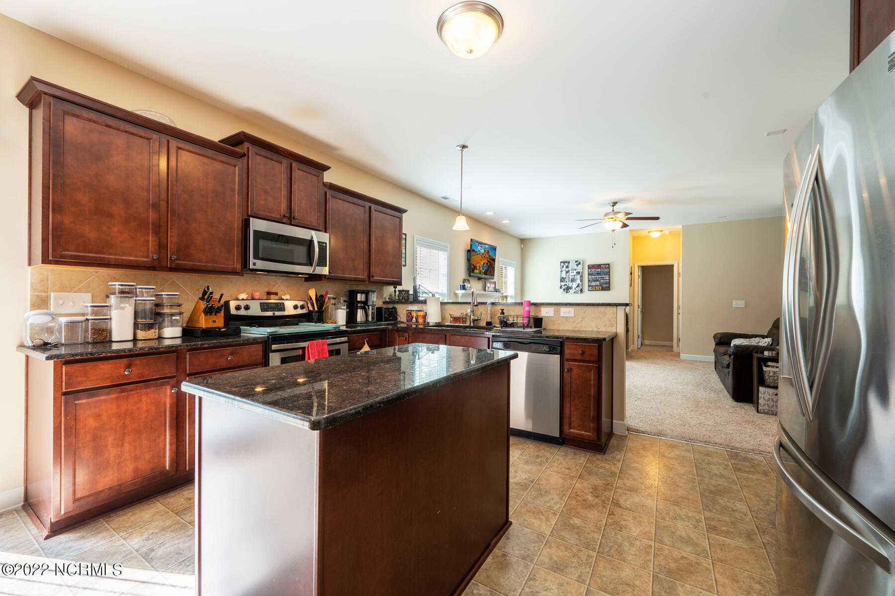 474 Denali Road Winterville, NC 28590 - Photo 9 of 44 Kitchen with granite counters and island