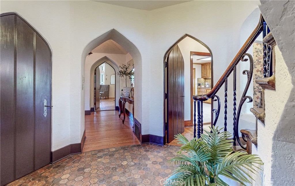 590 Bethany Road Burbank, CA 91504 - Photo 4 of 58 a view of entryway with wooden floor