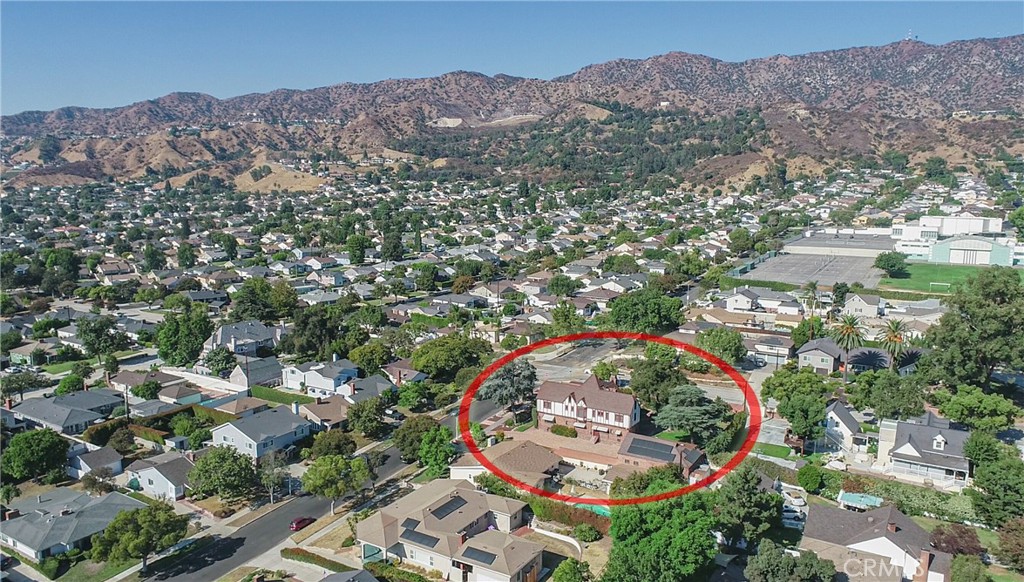 590 Bethany Road Burbank, CA 91504 - Photo 50 of 58 an aerial view of a house