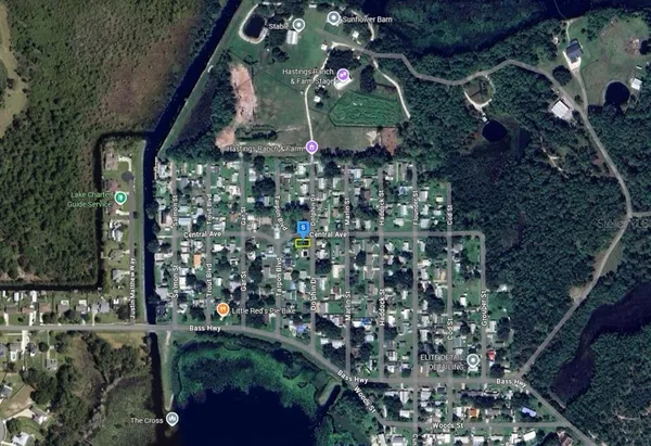 a bird view of a house