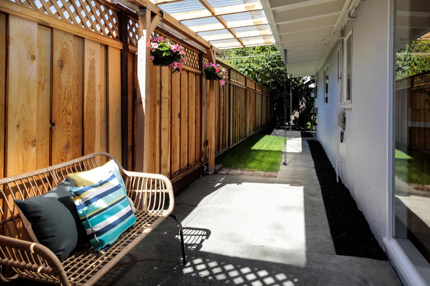 2312 Jane Lane Mountain View, CA 94043 - Photo 21 of 23 a backyard of a house with seating space