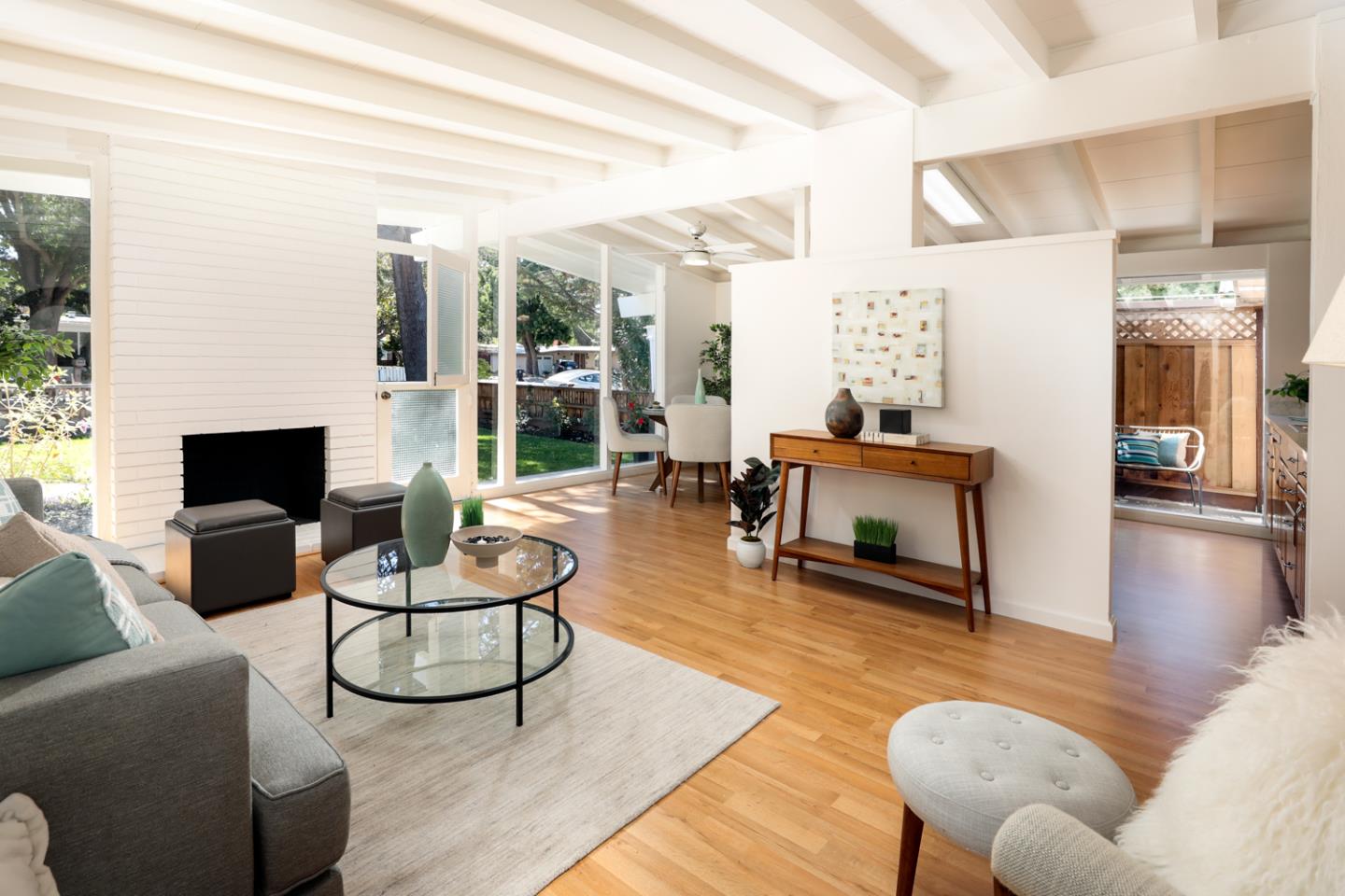 2312 Jane Lane Mountain View, CA 94043 - Photo 5 of 23 a living room with furniture and a large window