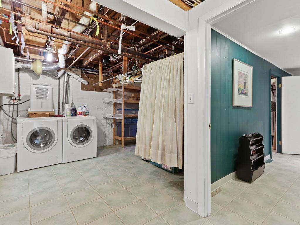 8 Varick Road Newton, MA 02468 - Photo 38 of 42 a utility room with dryer and washer