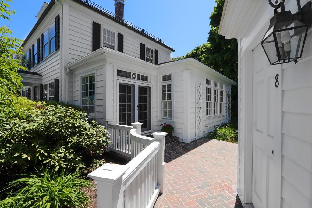 8 Varick Road Newton, MA 02468 - Photo 4 of 42 a house view with a outdoor space