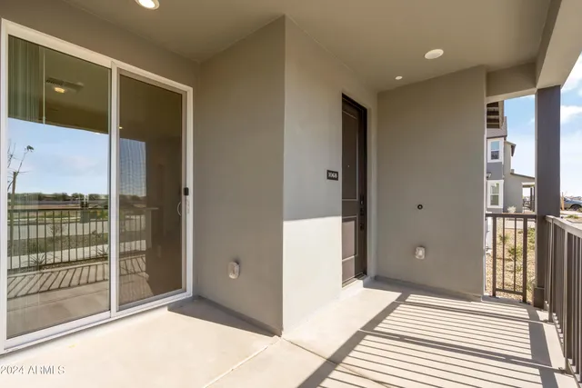 a view of a bathroom with sliding glass door