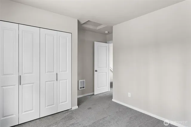 a view of a room with an empty space