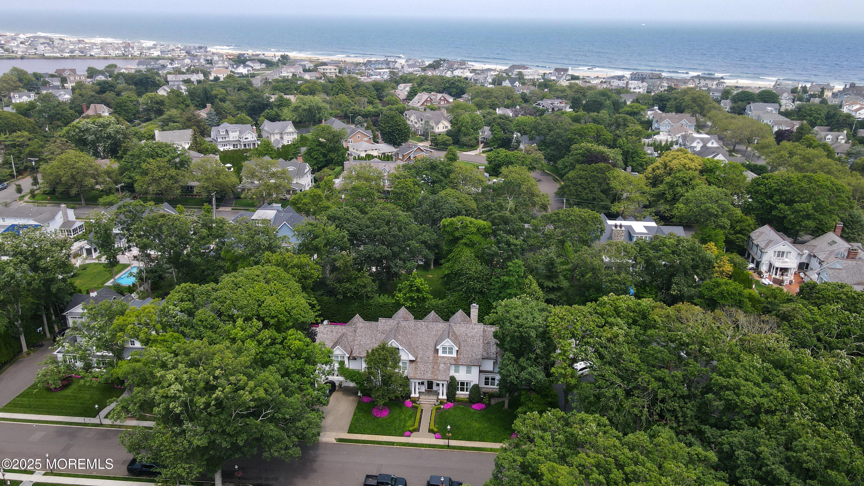 11 Red Oak Drive Spring Lake, NJ 07762 - Photo 15 of 17 an aerial view of a house with yard and outdoor seating